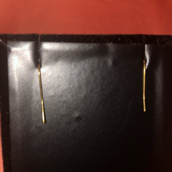 Bronze Colored Nautical Anchor Hanging Earrings - Picture 2 of 2